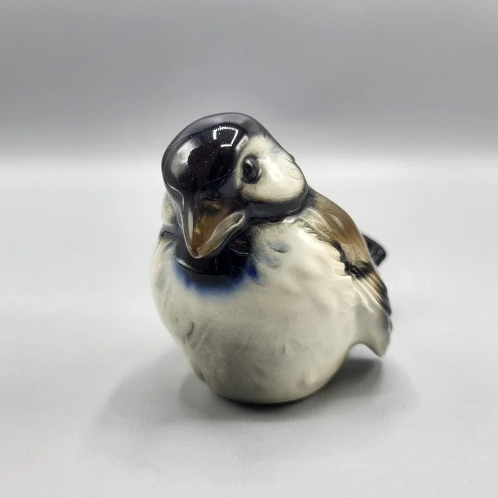 Vintage Goebel Sparrow Bird Figurine Porcelain Collectible West Germany